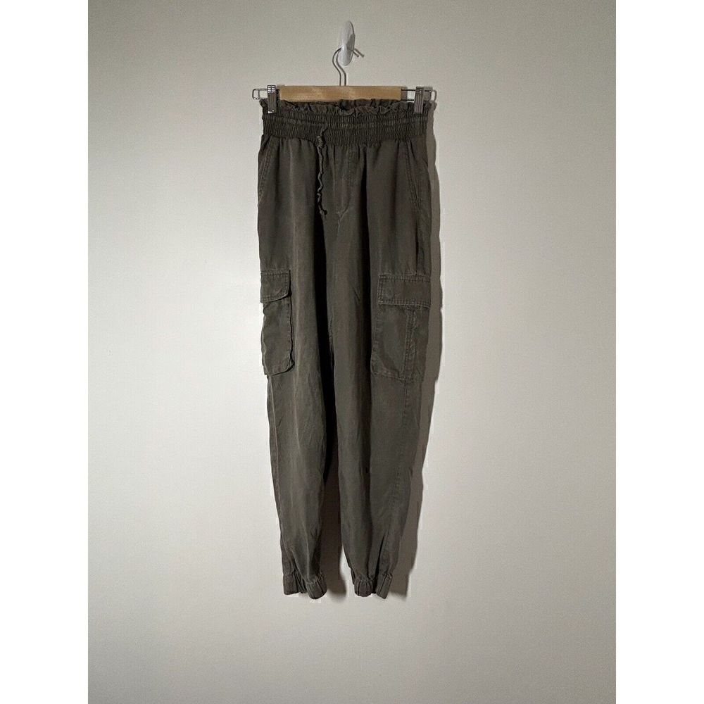 Abercrombie & Fitch Gray 100% Lyocell Pull-On Cuffed Cargo Pants Womens XS